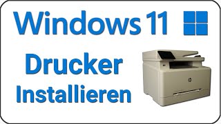 Drucker installieren einrichten 🖨️ HP Drucker mit WLAN verbinden Windows 11 amp 10 [upl. by Hube]