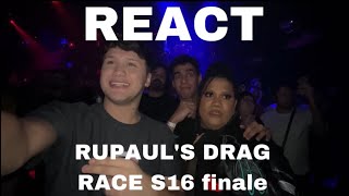 REACT  WINNER OF RUPAUL’ DRAG RACE S16  NYMPHIA VS SAPPHIRA  Feat  DACOTA E NAZA [upl. by Ayanat]