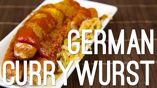 German Currywurst Recipe  Thats Tasty [upl. by Anaujit]