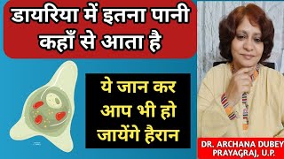 डायरिया में इतना पानी आया कहाँ से II Diarrhea II Loose motion II Food poisoning II Dr Archana Dubey [upl. by Anitsrik344]