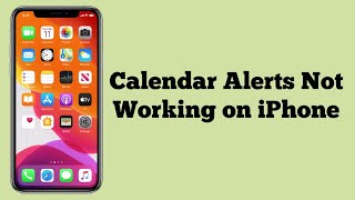 iPhone Calendar Alerts Not Working on iOS 17  Fixed 2023 [upl. by Octavia721]