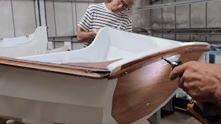 Building our Wooden Dinghy the Eastport Nesting Pram from Chesapeake Light Craft  Ep 28 [upl. by Ateuqram428]