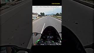 Kawasaki Ninja Zx10r 1L Petrol mileage Test Raftarking01 shorts bike rider zx10r mileage [upl. by Sherburn]