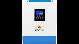 SUNGOLDPOWER 3000W 24V Hybrid Solar Inverter Review – Pros amp Cons All in One Inverter amp Charger [upl. by Eedna]