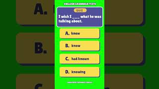 English Grammar Test  Drop your answer in the comment englishgrammar quiz toefl ielts [upl. by Schulze209]