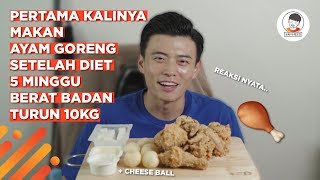 🍗REAKSI MAKAN AYAM GORENG SETELAH 5 MINGGU DIET❓ [upl. by Colas]