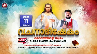 വചനാഭിഷേകം  ദൈവത്തിന്റെ സ്വരം 🔴 LIVE May 11 2024  Fr Daniel Poovannathil [upl. by Dannel]