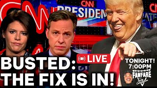 CNN BUSTED The FIX Is In Trump Will Be Railroaded At The CNN Presidential Debate [upl. by Bale]