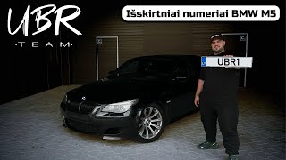 UBR TEAM Išskirtiniai numeriai BMW M5 [upl. by Florella]