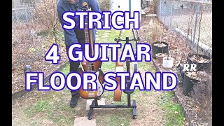 STRICH 4 Guitar Adjustable Floor Stand Very Nice Stable [upl. by Loretta660]