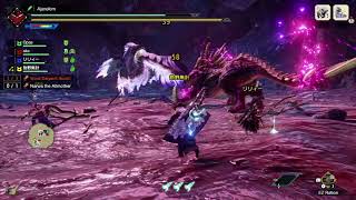 Magnamalo vs Narwa  when Magnamalo interrupt the Narwa fight  Monster Hunter Rise 30 short [upl. by Skillern58]