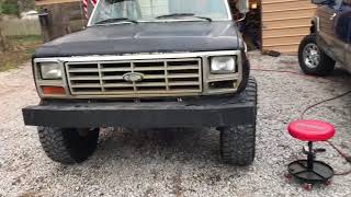 Installing new wheels and wheel spacers on the lifted F150 [upl. by Cantone]