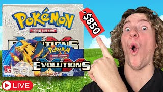 Opening a Pokemon Evolutions Booster Box 850 [upl. by Aizirk254]