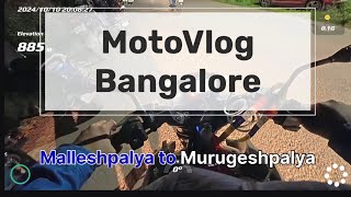 Motorcycling at Bangalore  Malleshpalya to Murugeshpalya  TVSApacheRTR200  DriveVlog29 [upl. by Chlo]