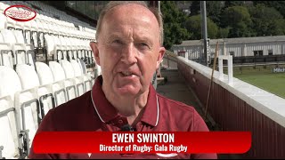 EWEN SWINTON GALA DIRECTOR OF RUGBY INTERVIEW  14824 [upl. by Sitoel]