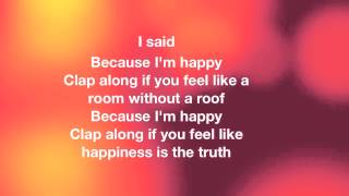 Pharrell Williams Happy Lyrics video [upl. by Ddal997]