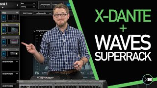 Behringer X32  XDante amp Waves SuperRack  6 Insertable Racks [upl. by Kern870]