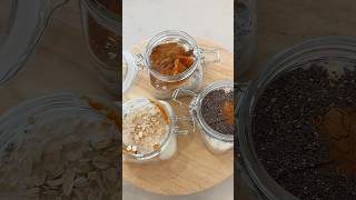 SATISFYING PUMPKIN PIE OVERNIGHT OATS satisfying asmr overnightoats oats pumpkin [upl. by Willdon]