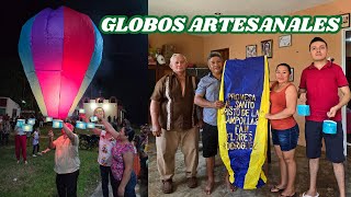 Cómo se elaboran los globos artesanales Globos de cantoya  Germán Várguez [upl. by Aria]