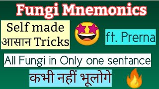 FUNGI MNEMONICS  Easiest trick Ft Prerna  NCERT Biological Classification  NEET EXPLORER  MTG [upl. by Ymme899]