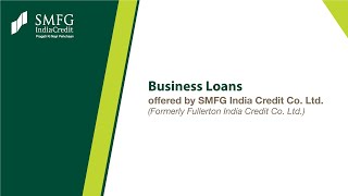 MSME Loan Scheme How to Apply for MSME Loan  MSME Business Loans  SMFG India Credit [upl. by Atiloj]