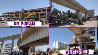 Baiyyappanahalli to Whitefield Purple line extension Namma metro [upl. by Kirt305]