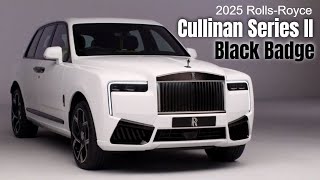 2025 Rolls Royce Black Badge Cullinan Series II Revealed [upl. by Yellat]