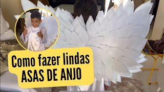 Como fazer asa de anjo infantil [upl. by Ezra]