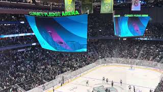 Eeli Tolvanen Goal Kraken Home Opener vs Blues 10824 Climate Pledge Arena Seattle Washington [upl. by Emad]