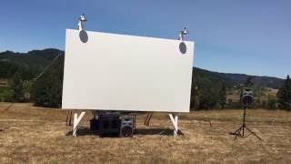 Outdoor Home Theater Epson Home Cinema 3000 Samsung [upl. by Marozik]