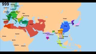 Mapa do mundo de 3000ac até 1000dc 4000 anos de guerras [upl. by Nahrut]