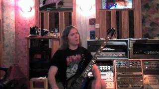 Cannibal Corpse  Torture  studio video guitar and bass tracking [upl. by Kerstin]