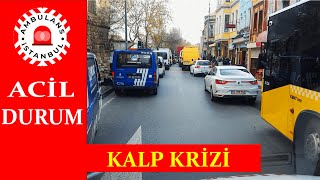 Trafiğin İçinden Kalp Krizi Geçirene Ulaşmaya Çalışıyoruz Ambulans İstanbul [upl. by Bolling]