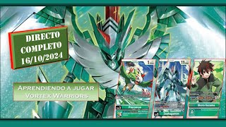 Aprendiendo a jugar el deck Vortex Warriors [upl. by Kenton884]