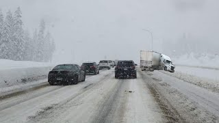 Disaster On Coquihalla highway Snow and Accidents [upl. by Inesita]