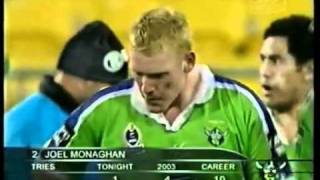 Canberra Raiders vs NZ Warriors 2003 Round 11 [upl. by Neitsirk336]