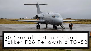 Fokker F28 Fellowship Action in Argentina 50 Year Old Jet Still Going Strong [upl. by Anitniuq]