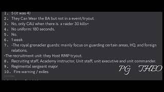 RMP PHASE 1 ANSWERS SANDHURST MILITARY ACADEMYROYAL MILITARY POLICE [upl. by Eda940]