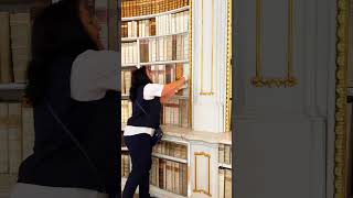 Most enchanting library in the world 😍 📍Admont Abbey Library Austria library beautyandthebeast [upl. by Zorah663]