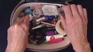 ASMR  Rummaging Through Makeup Bag [upl. by Recnal838]