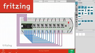 Fritzing Tutorial for Beginners  How to Design your Circuits and Diagrams [upl. by Chace565]