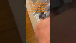 How to add central heating inhibitor to a central heating system boilerrepair centralheating [upl. by Zorina]