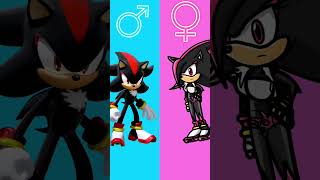 Sonic Gender Swap Shadow The Hedgehog 60FPS shorts sonicthehedgehog sonicmovie genderswap [upl. by Nosa]