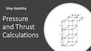 Ship Stability Basics  Pressure and Thrust calculations [upl. by Mihsah]