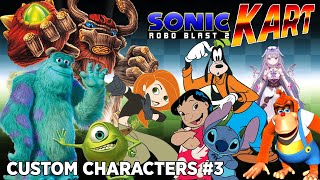 Sonic Robo Blast 2 Kart  Custom Character Showcase 3 [upl. by Redliw]