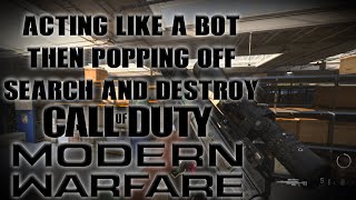 Acting Like A Bot Then Popping Off On SampD  COD MW [upl. by Oletha24]