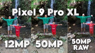 Google Pixel 9 Pro XL 12MP vs 50MP RAW vs JPG Comparison Action Shots amp Landscape [upl. by Nlyak470]