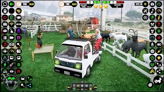 Farm Animal Transport Truck Simulator Cargo Animal Truck Transport 3D Game [upl. by Jana]