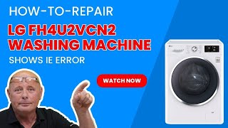 LG FH4U2VCN2 Washing Machine Shows IE Error Code  Video From Berlin Germany [upl. by Cacka556]