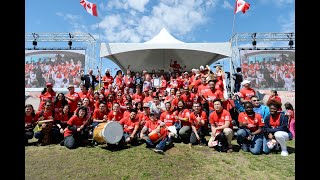 2018 Canada Day Drumming Celebration Highlights [upl. by Naujak]